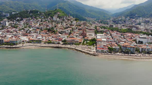 City municipality of puerto vallarta jalisco mexico picturesque town with colored facades