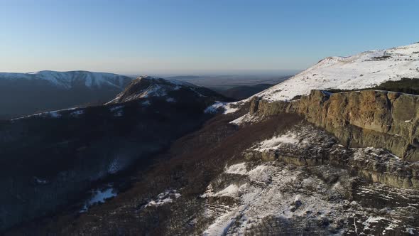 Autumn morning in the mountain