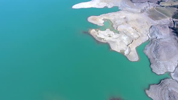 Aerial Dam Lake