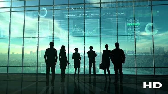 A Team Of Traders Is Exploring Infographics HD alt