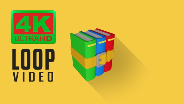 winRAR 3d icon animation