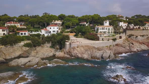 Panoramic view of the Costa Brava