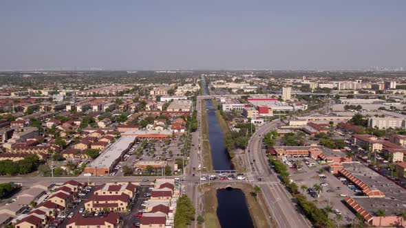 Aerial Drone Video Miami Hialeah Gardens Fl Usa