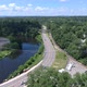 4K - Fly Along The Nashua River and State Highway - VideoHive Item for Sale