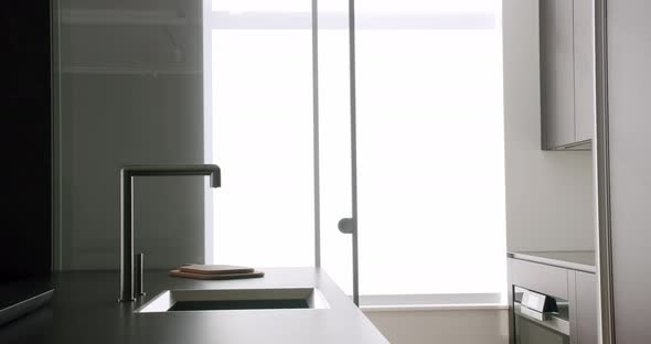 Minimalist Furniture with Transparent Door