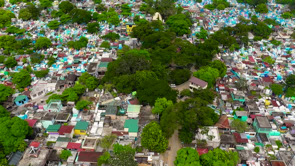 Manila North Cemetery Aerial View