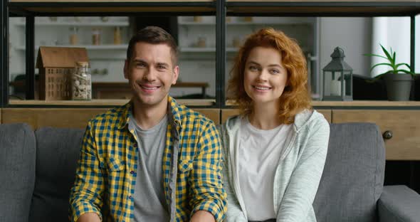 Portrait of Young Man and Woman