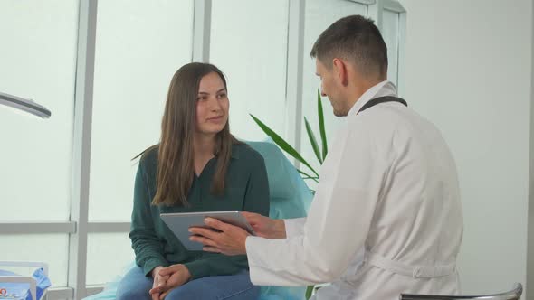 Young Woman at a Doctor'S Appointment in a Medical Clinic