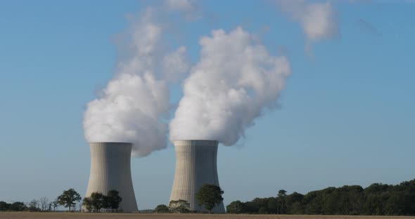 Nuclear power station, Dampierre en Burly, Loiret, France