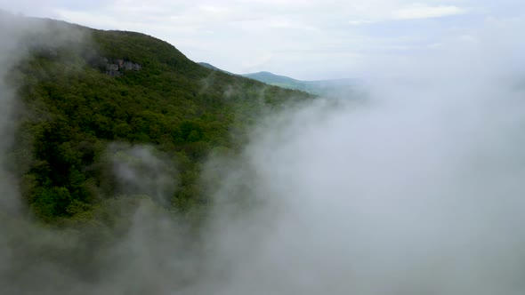 Сlouds in the mountains