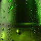Drops of Condensate Drains on the Green Bottles of Beer - VideoHive Item for Sale