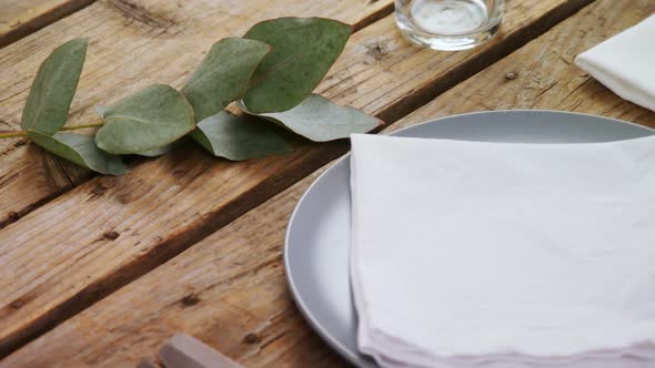 Various cutlery on wooden table 4k