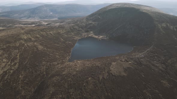 Nature wonder Lough Ouler Lake Wicklow Ireland