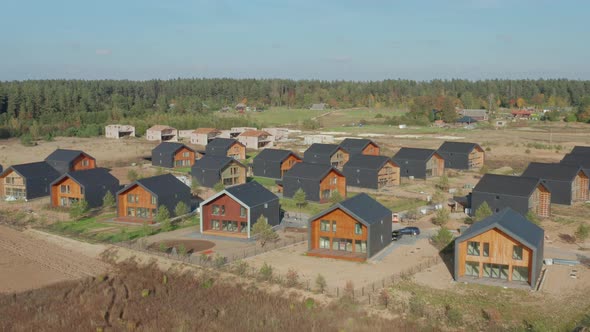 Houses in Typical Suburban Residence Area