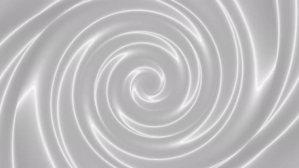 Abstract White Color Neon Twirl Motion Animated Background