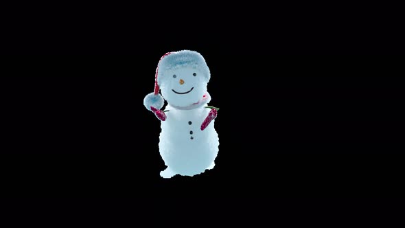 66 Snowman Dancing 4K