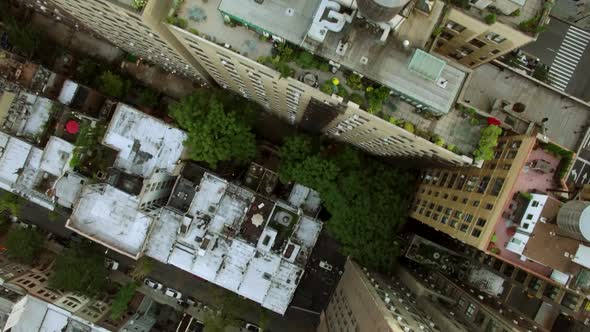 Establishing Shot Manhattan New York City Skyline Business District alt