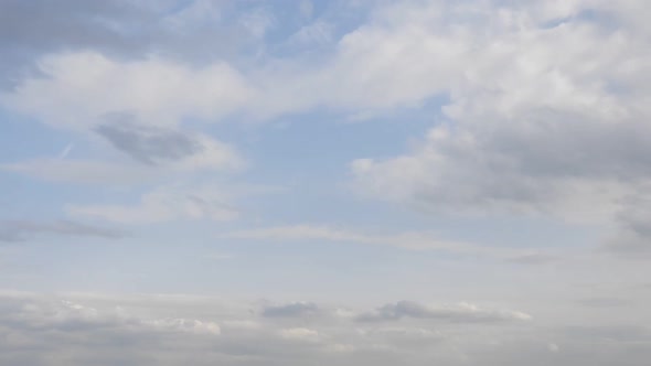 Cloud time lapse, storm, stormy weather, spring season