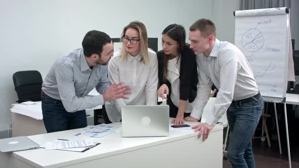 Business People Working in Conference Room