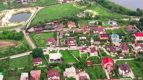 Neighborhood of Luxury Village Drone