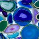 Agate Stone background. Natural blue stones - VideoHive Item for Sale