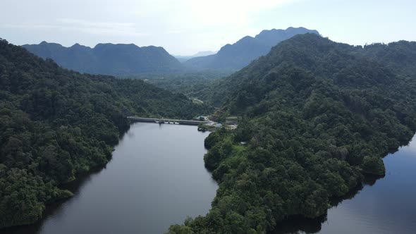 Aerial View of Fjords at New Zealand