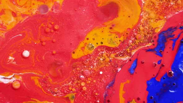 Abstract Colorful Background Made of Acrylic Paint alt