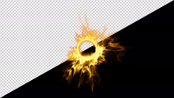 Fiery Sci-fi Gate alt