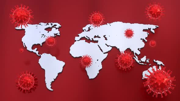 Corona Virus World Map Around The World