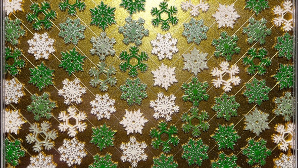 Rotating Silver Snowflakes Glitter 26 alt