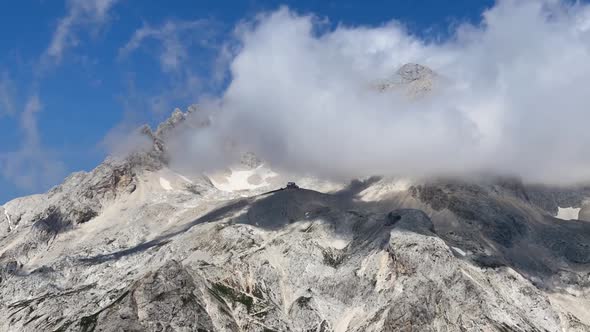 Clouds mountains timelapse