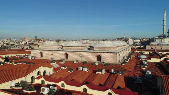 Grand Bazaar Roofs Istanbul Aerial View 1