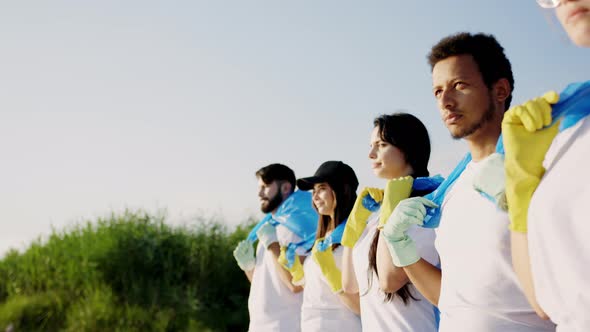 Charismatic and Young Group of Volunteers Posing