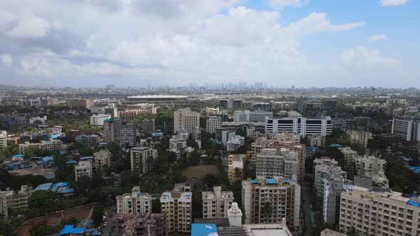 Marol Church Rd Bori Colony Vijay Nagar Colony West Marol Andheri East Mumbai Airpot view Drone shot