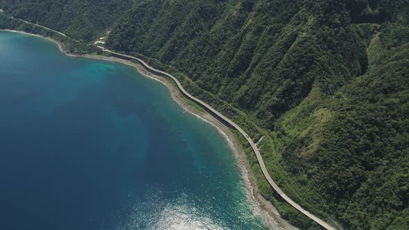 Highway on the Viaduct By the Sea. Philippines, Luzon