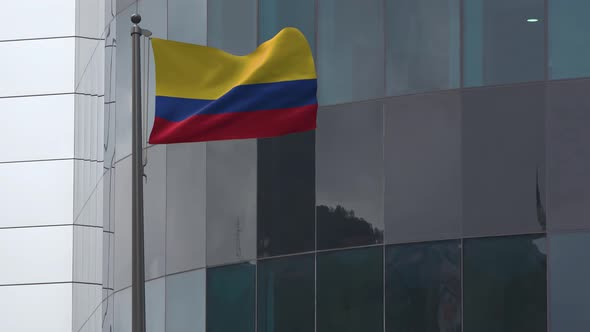 Colombia Flag  Background 4K