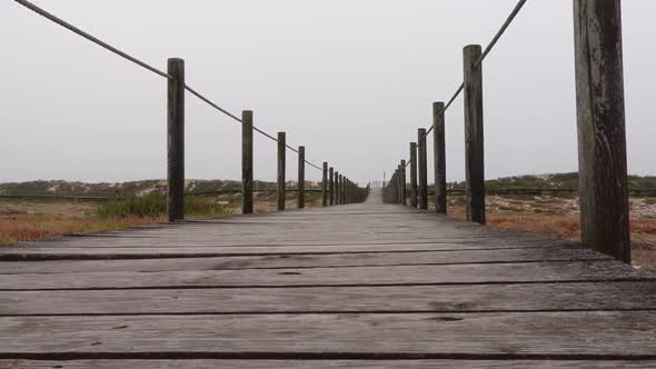 Walkway to the Beach. Vacations Concept.