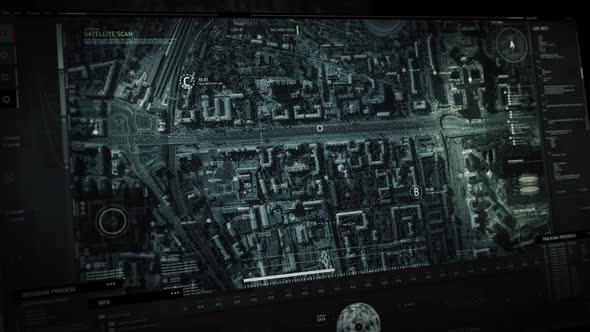 Advanced Security Network For Modern City Area Surveillance Detects Spy Drone alt