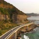 Aerial View of Vehicles on the Sea Cliff Bridge - VideoHive Item for Sale