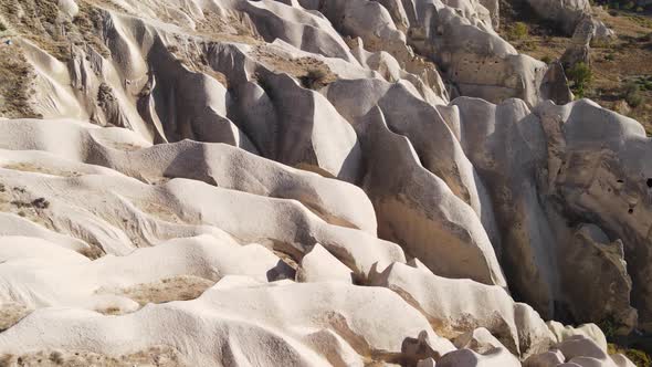 Cappadocia Landscape Aerial View. Turkey. Goreme National Park