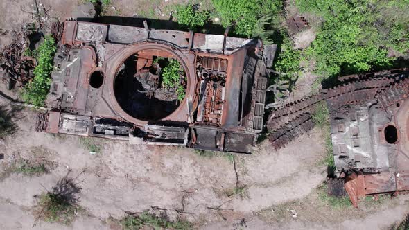 Destroyed Russian Military Equipment During the War in Ukraine