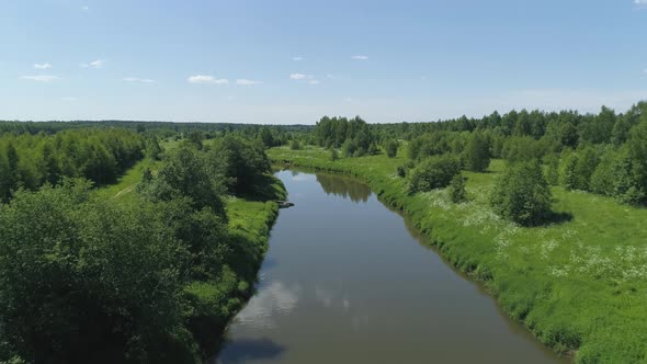 Landscape with River and Trees