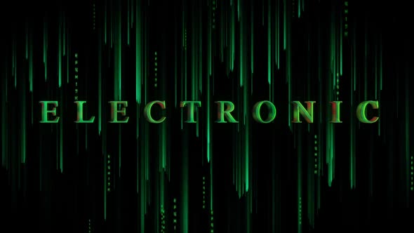 Digital Cyber Background Electronic