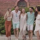 Group of happy young people having fun outdoors - VideoHive Item for Sale