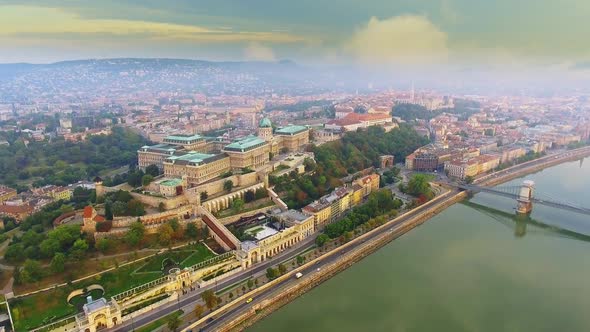 The Buda Royal Castle, a Beautiful Baroque Palace Located on the Castle Hill