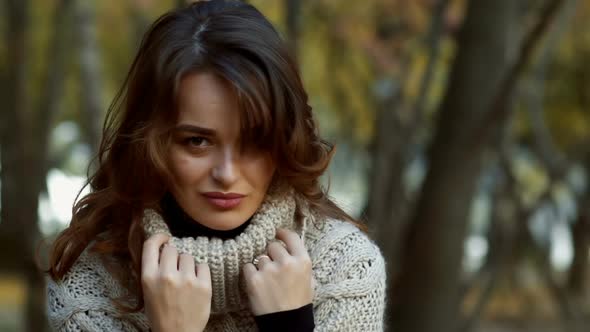 Woman Relaxing in Park