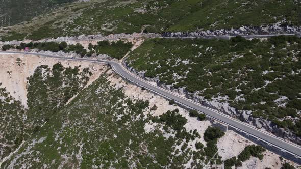 Road in the Mountains of Albania