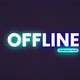 Offline Streaming Overlay Screen - Dark Purple - VideoHive Item for Sale