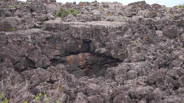 Basalt Rock Cracks