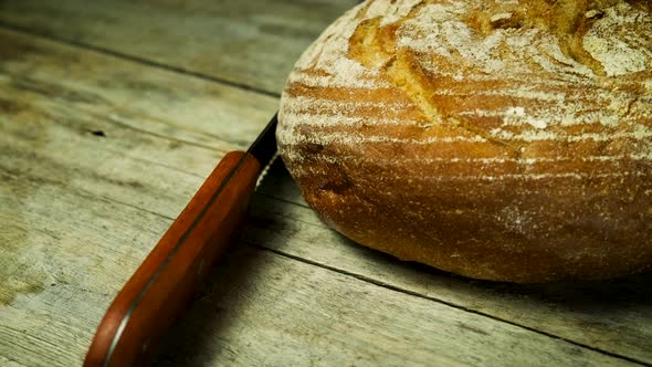 Fresh Bread on the Table